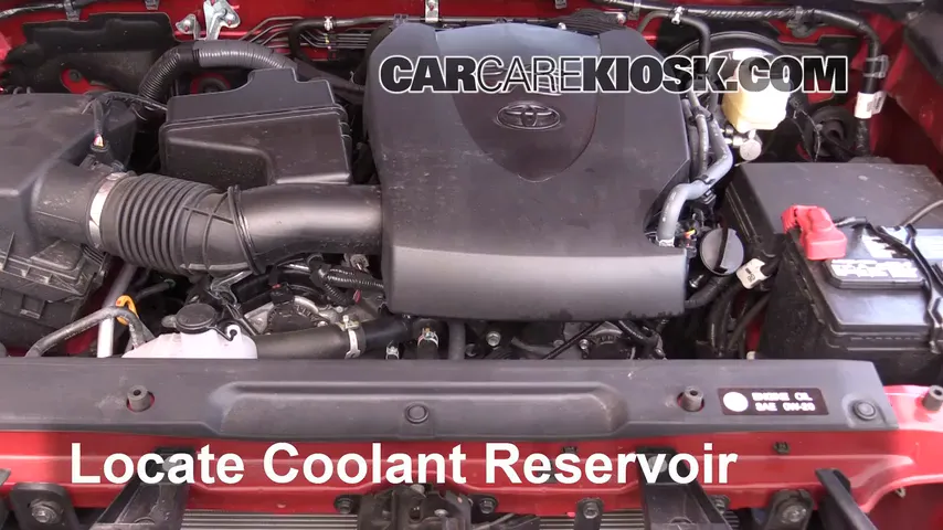 2016 Toyota Tacoma SR5 3.5L V6 Crew Cab Pickup Refrigerante (anticongelante) Cambiar refrigerante